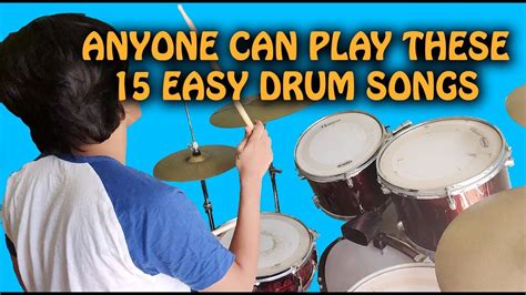 Easy Drum Songs For Beginner Drummers Youtube