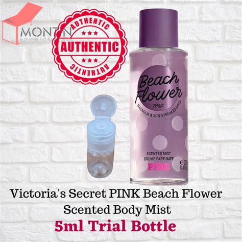 5ml Trial Bottle Victorias Secret Pink Beach Flower Scented Body Mist