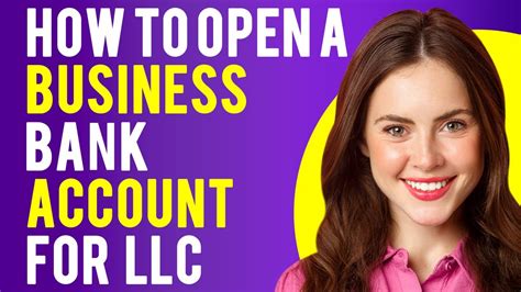 How To Open A Business Bank Account For Llc Llc Bank Account