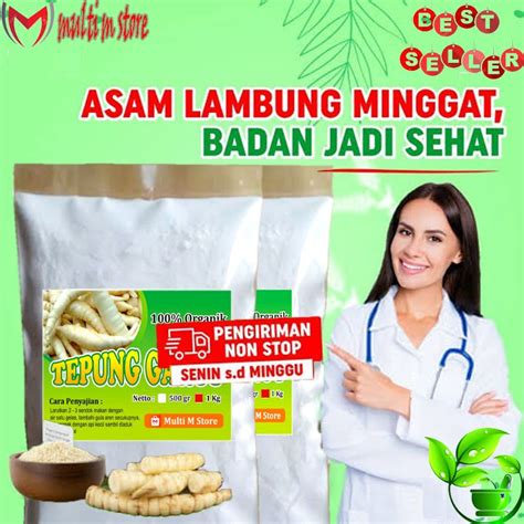 Jual Tepung Pati Garut Kualitas Super Premium Kg Ampuh Mengatasi