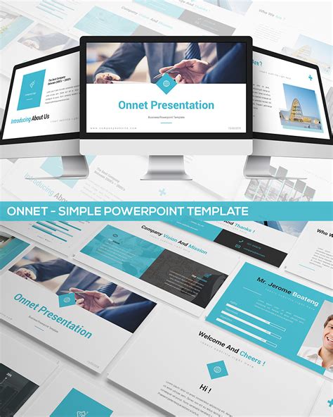 Onnet Einfache PowerPoint Vorlage 82024 TemplateMonster