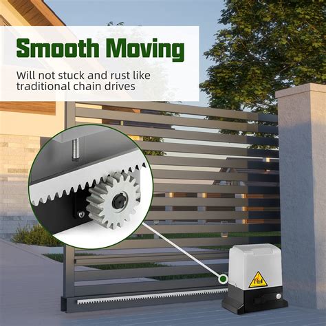 Automatic Sliding Gate Opener Pounds With Two Remote Controls