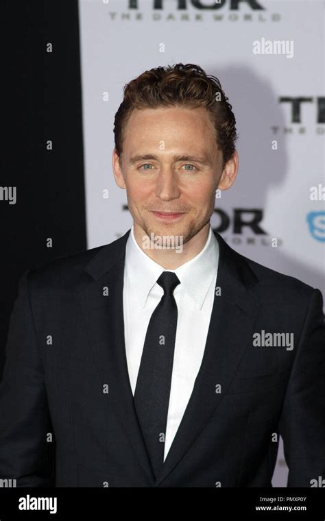 Tom Hiddleston At The Us Premiere Of Marvels Thor The Dark World