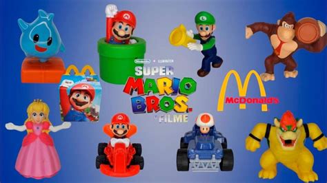 McLanche Feliz lança brinquedos do filme de Mario no Brasil