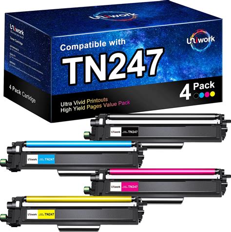 LxTek TN247 TN 247BK Tonerkartusche Kompatibel für Brother TN 243CMYK