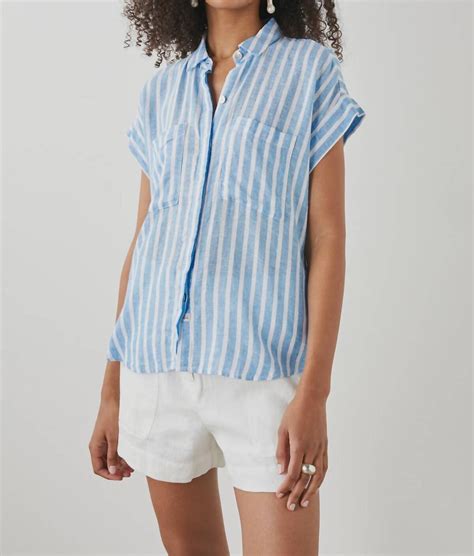 Buy Rails Cito Top In Lake Stripe Multi At Off Editorialist