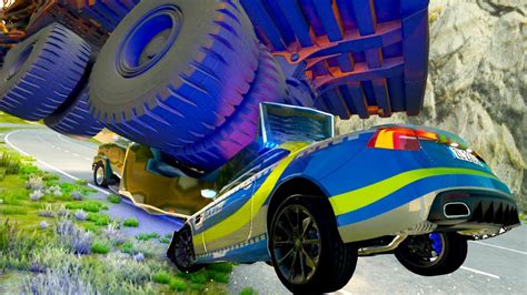 Dangerous Objects And Car Crashes Beamng Drive Youtube