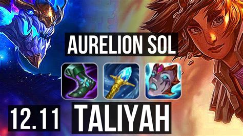 Aurelion Sol Vs Taliyah Mid Rank Aurelion Sol Legendary