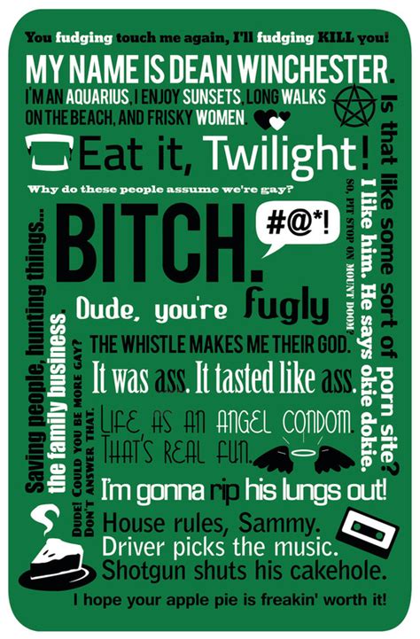 Supernatural Dean Quotes Quotesgram
