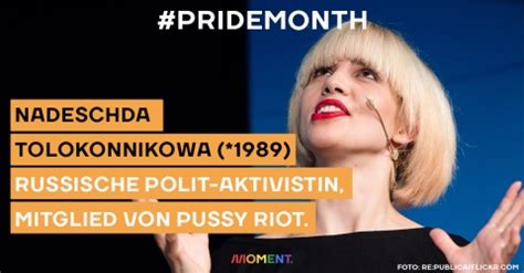 Wer Ist Nadeschda Tolokonnikowa Russische Polit Aktivistin Und Mitglied Von Pussy Riot