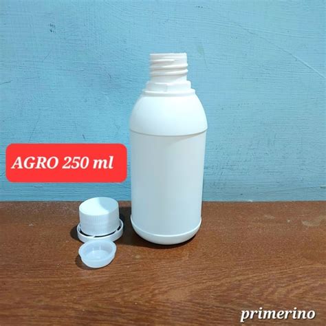 Jual Botol Agro 250 Ml HDPE Botol Plastik Botol Pupuk Kimia Labor