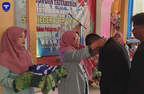 Wisuda Dan Tasyakuran Peserta Didik Kelas Ix Smp Negeri Eromoko Tahun