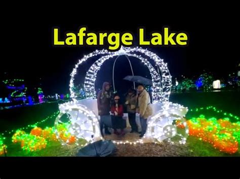 Lights At Lafarge Lake In Coquitlam BC YouTube