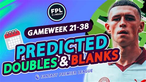 Fpl Future Double And Blank Gameweeks Planning Ahead Youtube