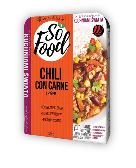 So Food Chili con carne z ryżem 330 g Dania gotowe zakupy online