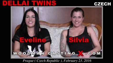 Dellai Twins Eveline Dellai Silvia Dellai Woodman Casting X