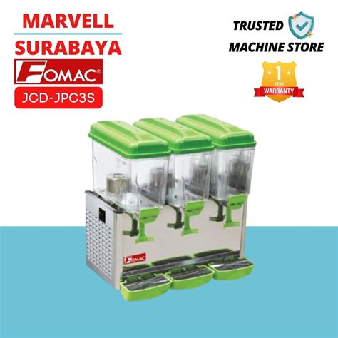 Jual JUICE DISPENSER FOMAC JCD JPC3S JUS DISPENSER 3 TANK 36 LITER