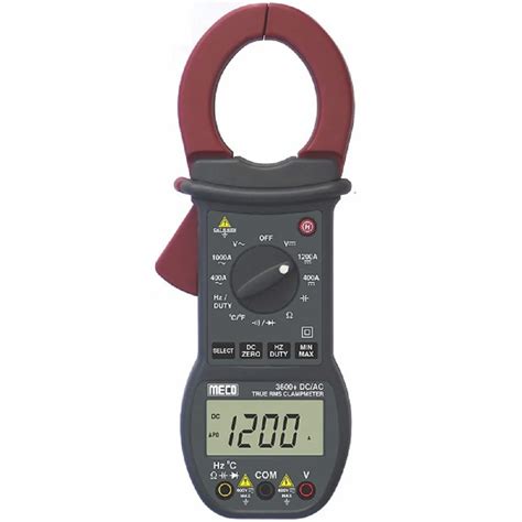 Meco 3600 AC DC True RMS Clamp Meter At 3850 Piece Meco Clamp