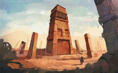 Artstation Desert Tower