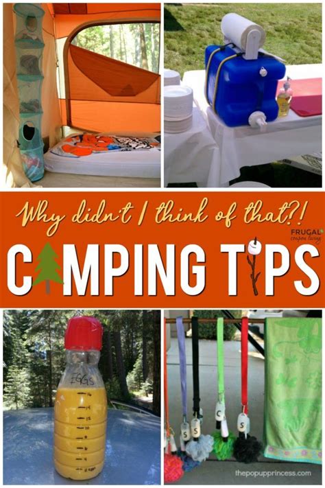 Camping Hacks And Tips Creative Camping Ideas Camping Hacks Food Diy Camping