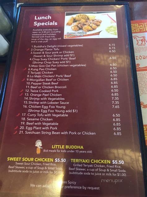 Big Buddha Chinese Restaurant Menu in Surprise, AZ | Order Delivery ...