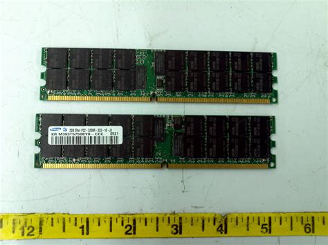 Samsung M393T5750BY0 CCC 2GB 2Rx4 PC2 3200 333 DDR2 400MHz ECC Reg