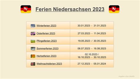 Ferien Niedersachsen Youtube