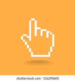 Hand Cursor Icon Stock Vector (Royalty Free) 316290605 | Shutterstock