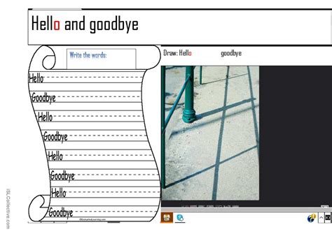 Hello And Goodbye English Esl Worksheets Pdf And Doc