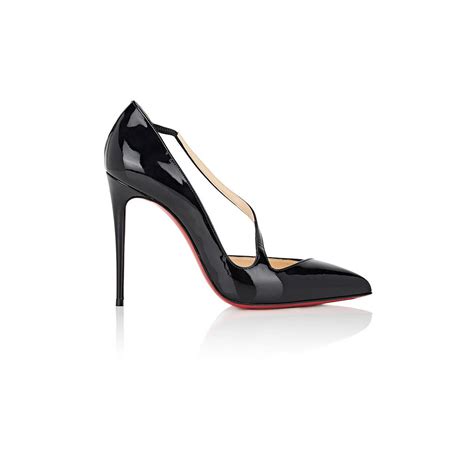 Christian Louboutin Jumping 85 Patent Leather Pumps In Black Lyst