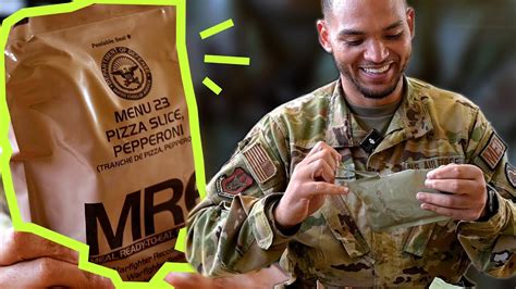 Tasting U S Military Mre Menu Meal Ready To Eat Youtube