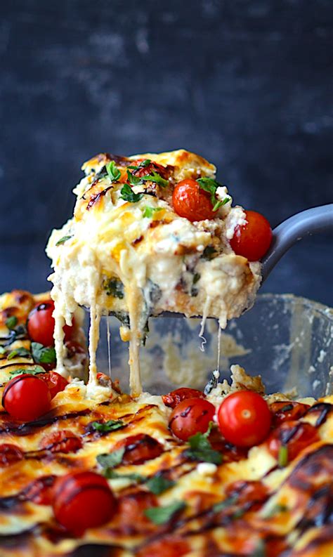 Yammie S Noshery White Chicken Caprese Lasagna