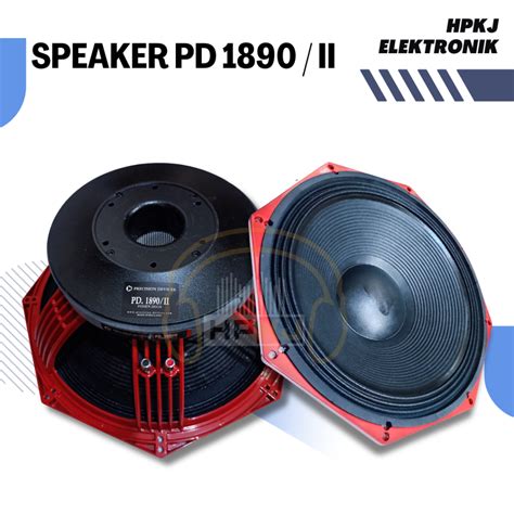 Jual SPEAKER KOMPONEN PD 1890 II SPIKER PD 1890 II KERTAS Shopee