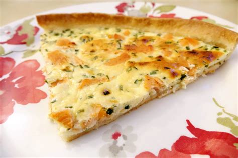 Quiche au saumon fumé Régal de paresse