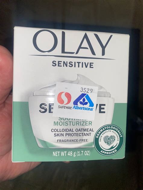 Olay Sensitive Sensitive Soothing Moisturizer Colloidal Oatmeal Skin Protectan Ebay