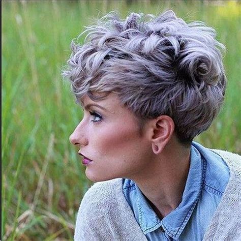 34 Popular Women Grey Hairstyles Ideas Messy Pixie Haircut Hair