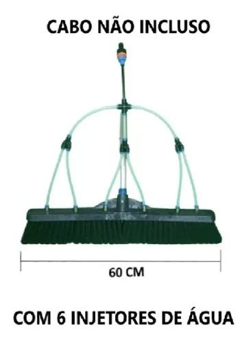 Vassoura Limpeza Placas Solares 60cm C 6 Jatos E Sem Cabo