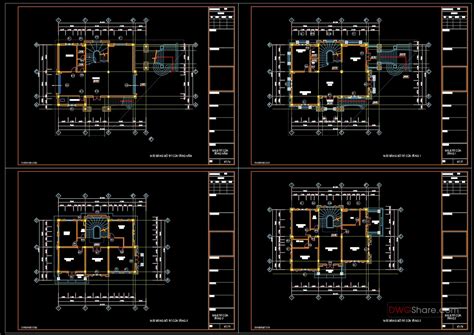 101autocad House Plan Free Dwg Drawing Download 11x16m Free Cad