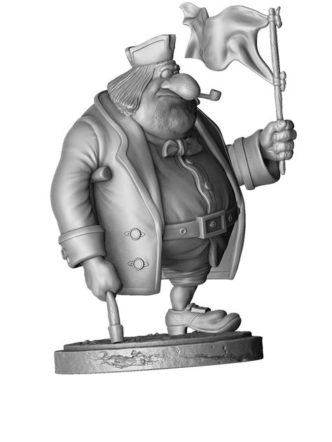 JOHN SILVER FOR 3D PRINT STL 3D model 3D printable | CGTrader