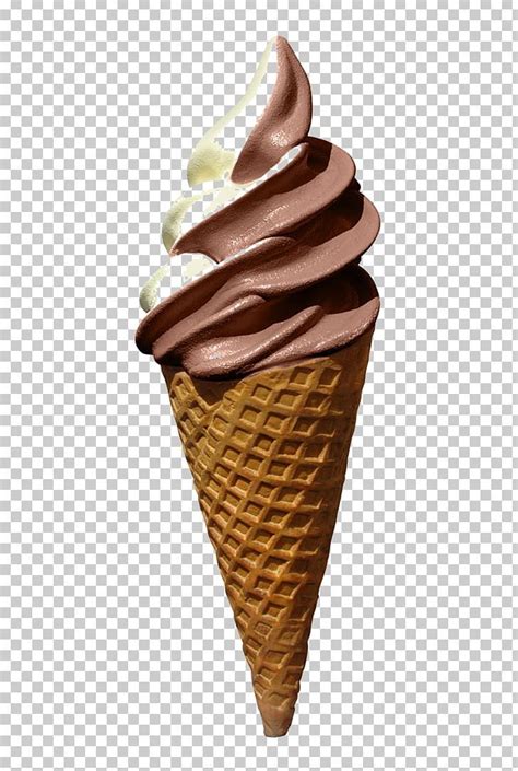 Ice Cream Cone Chocolate Ice Cream Soft Serve PNG - brown, chocolate ...