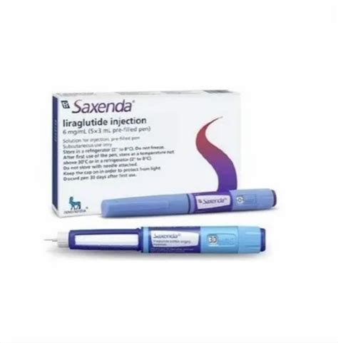 Saxenda Liraglutide 6 Mg Injection 120 IU Ml Packaging Size 3 Ml At