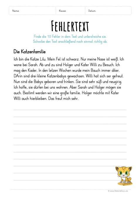 Fehlertexte Materialguru