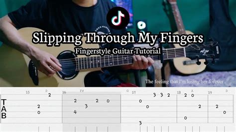 Slipping Through My Fingers Abba Fingerstyle Guitar Tutorial