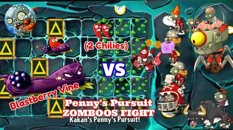 Pvz Penny S Pursuit Blastberry Vine Zomboss Figth Level