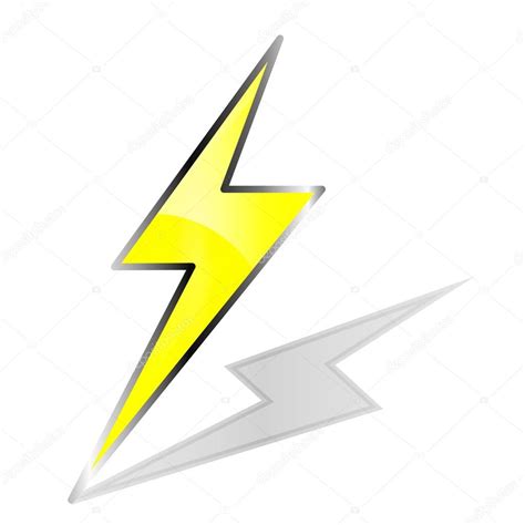 Lightning Vector Logo Stock Vector Kraft