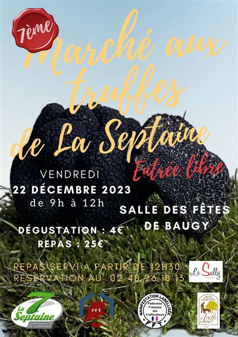 7ème Marché aux truffes de La Septaine Communauté de Communes de La