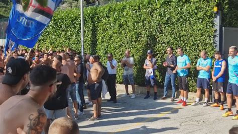 Sampdoria Radrizzani Ai Tifosi A Bogliasco Grazie Per L Accoglienza