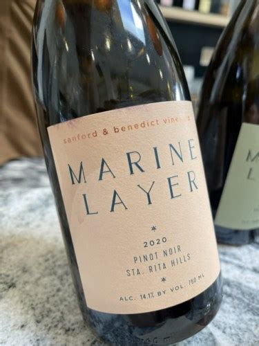 Marine Layer Sanford Benedict Vineyard Pinot Noir Vivino US