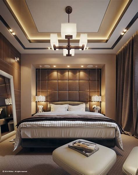 Modern Master Bedroom Ceiling Design