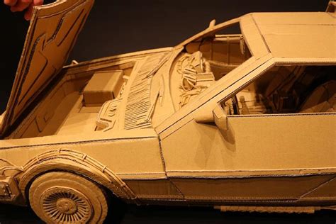 Cardboard Box Sculptures Are Detailed Works Of Upcycled Art